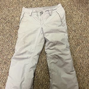 Northface ski pants and jacket.